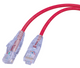Cat6 Super Slim Cable 0.5ft, Red -  SCAT6-6INRD Cat6 Super Slim Cable 0.5ft, Red -  SCAT6-6INRD